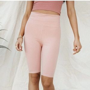 Bohme pink Biker Shorts